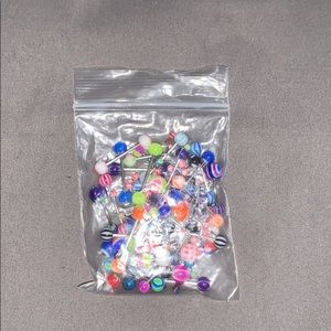 Pack of body jewelry